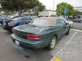 Chrysler Sebring Convertible with peeling paint before repairs from Almost Everything Auto Body