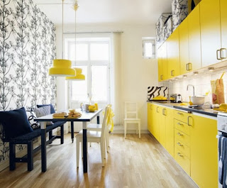 Decorar con amarillo ygris