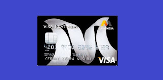 Gambar Kartu Kredit Bank Mega Visa Platinum