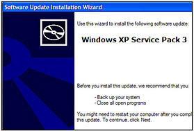 Windows XP SP3 Beta
