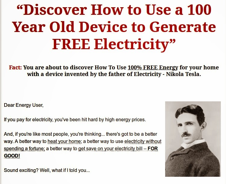  Tesla free energy