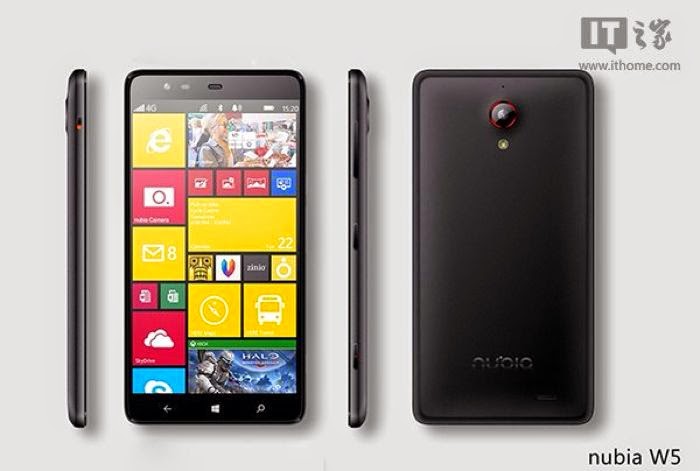 Handphone Windows Phone ZTE Nubia W5