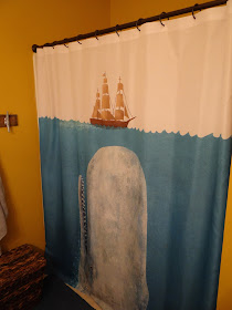 whale shower curtain