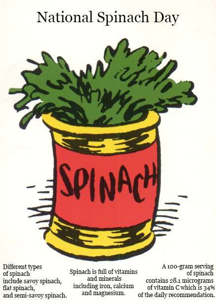 National Spinach Day Wishes Unique Image
