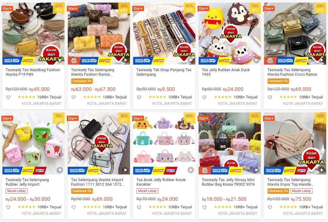 Tasready - Importir Tas Wanita Kekinian Rekomendasi Supplier Dropship di Shopee, Murah dan Terpercaya
