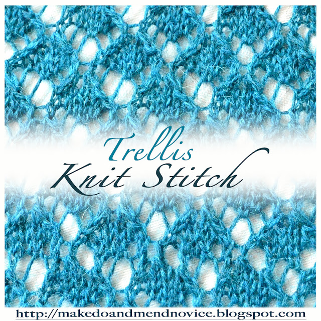 Trellis Knit Stitch Pattern