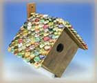 bottle-top bird house