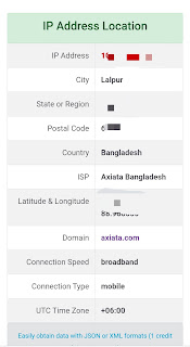 Location track with ip adress