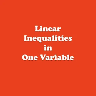 Exercise : Linear Inequalities in One Variable. + Answer&Key