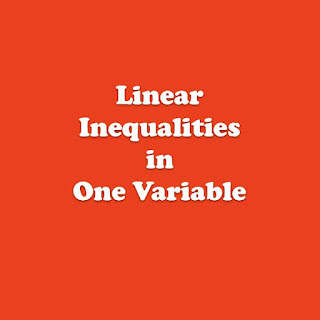 Exercise : Linear Inequalities in One Variable. + Answer&Key