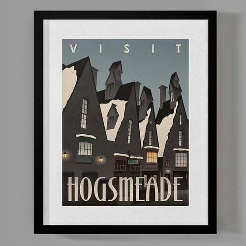 Harry Potter Travel Poster Set