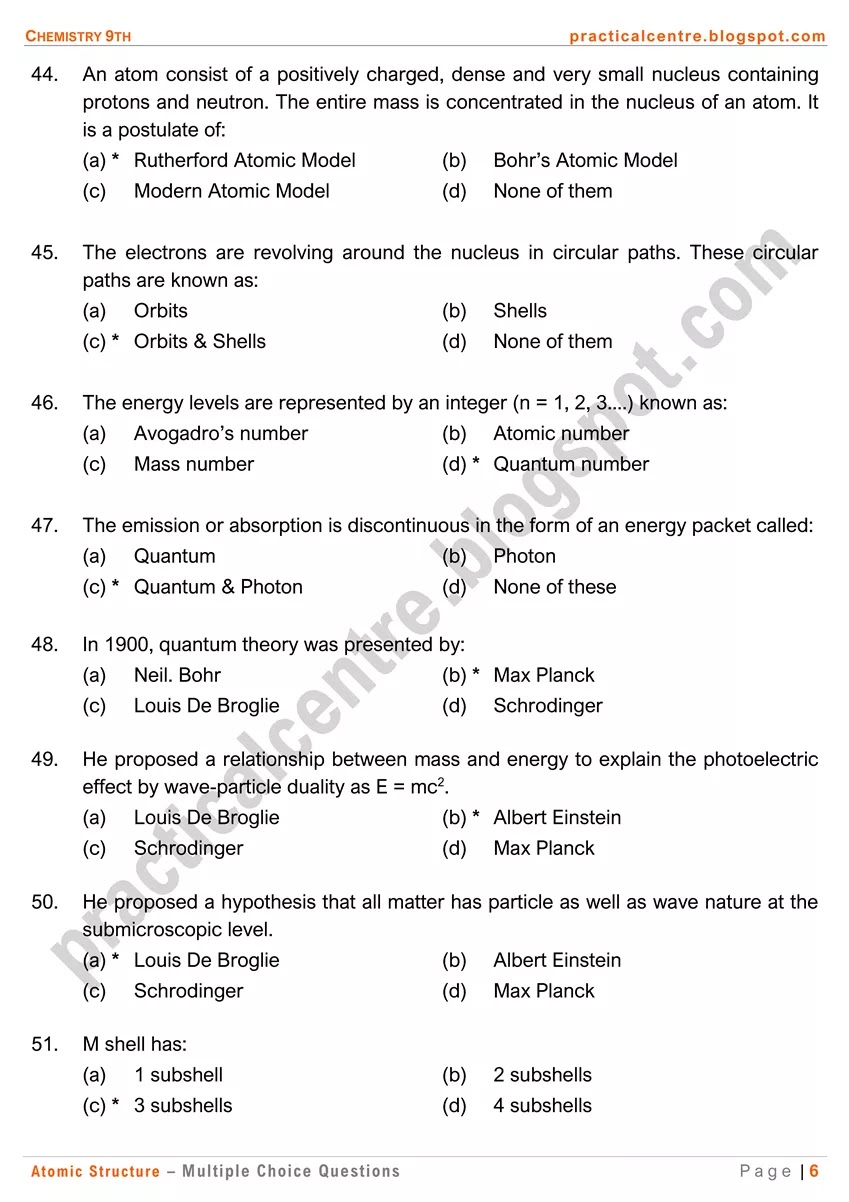 atomic-structure-multiple-choice-questions-6