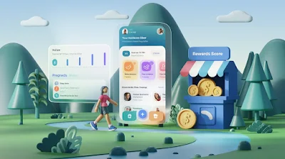 wellness gamification,Health gamification,gamification in healthcare
