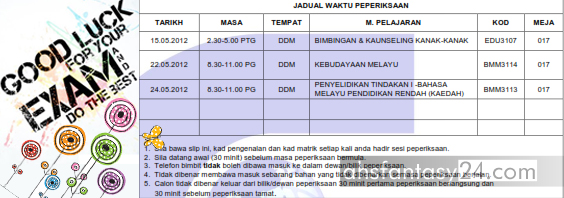 Musim Peperiksaan Tiba Lagilah Mummy!