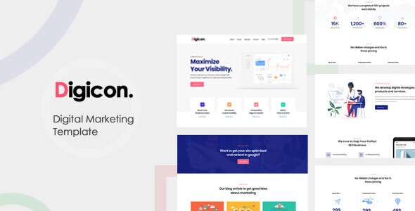 Digital Marketing Bootstrap Template 