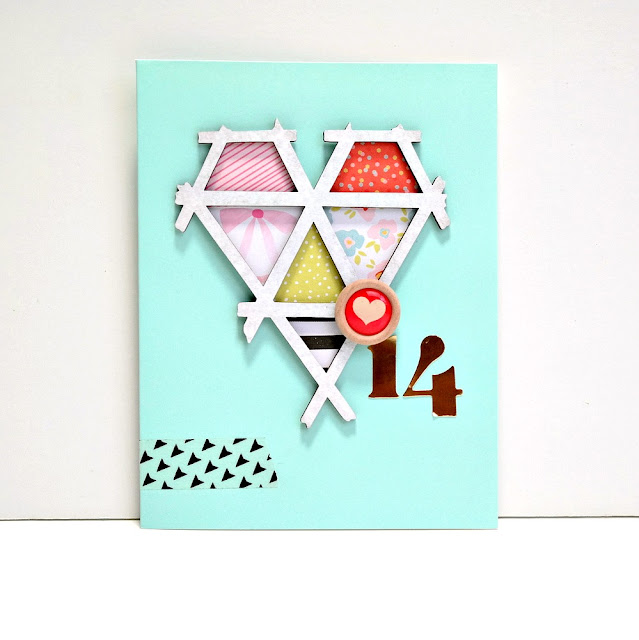 Rustic Heart Valentine's Day Card by Dana Tatar for Tando Creative