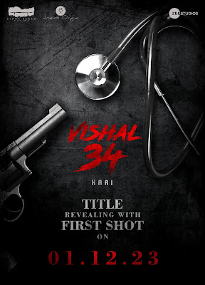 Vishal 34 Announcement Poster