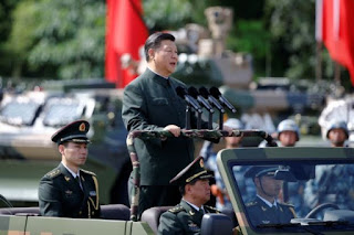 China's President Xi Inspects 'Hard-Working Comrades' At Hong Kong Garrison