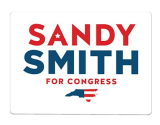 Sandy Smith for congress yard sign