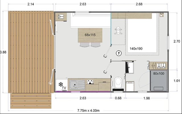 Grundriss LO47TP greencampinghome