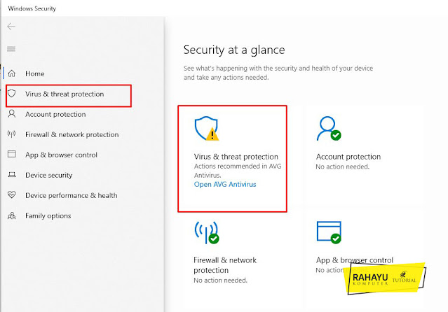 Cara menonaktifkan antivirus di windows