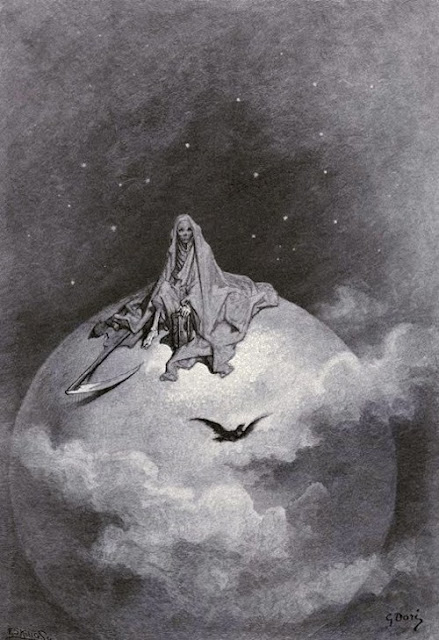 Gustav Dore: Special edition of “The Raven” published in English in 1883.