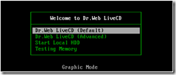 Dr. Web LiveCD for website