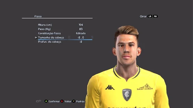 Guglielmo Vicario Face For PES 2013