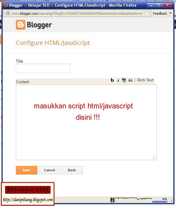 Auto Ping Blog  Belajar SEO