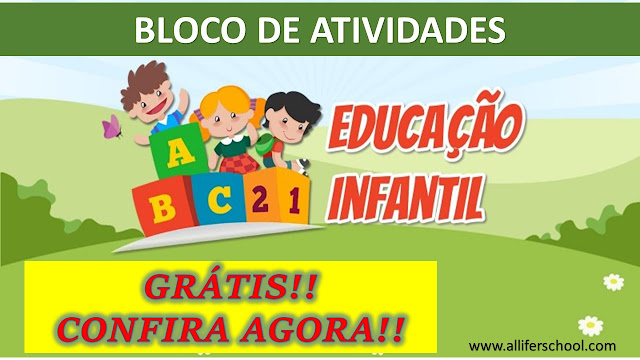 Bloco de atividades para imprimir Educação Infantil