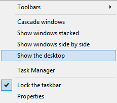 How to Show Computer Desktop