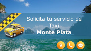 servicio de taxi y paisaje caracteristico en Monte Plata