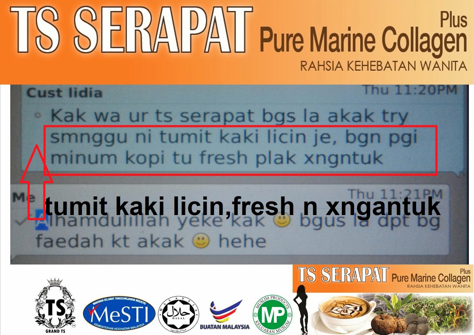 GRAND TS SKINCARE & HEALTHCARE: TS SERAPAT PLUS PURE 