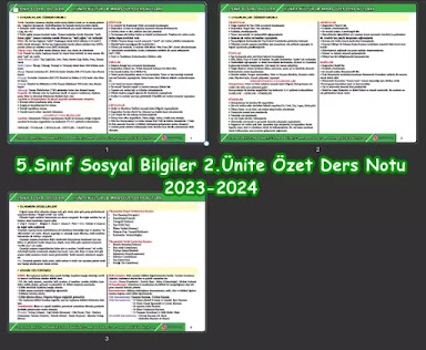5-Sinif-Sosyal-Bilgiler-Kultur-Miras-Ozet-Ders-Notu-2023-2024