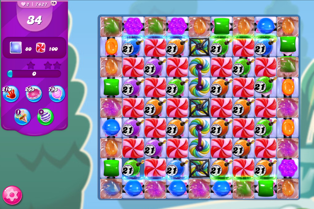 Candy Crush Saga level 7427