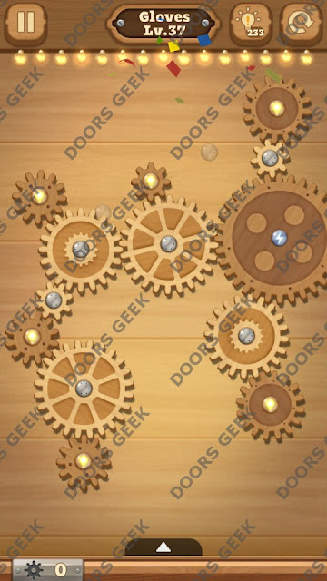 Fix it: Gear Puzzle [Gloves] Level 37 Solution, Cheats, Walkthrough for Android, iPhone, iPad and iPod