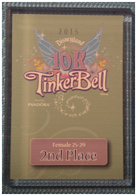 Tinkerbell 10k award pixie dust challenge