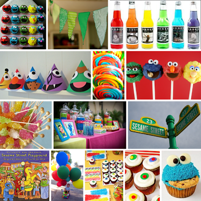 Sesame Street Birthday Party Supplies on Party Birthday Girl Inspiration Boards