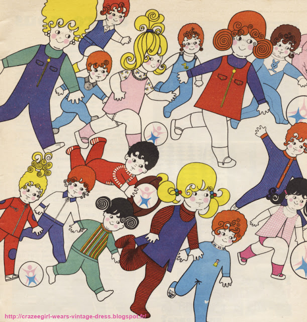 60s 1960 1970 70s 1969 kids graphic design