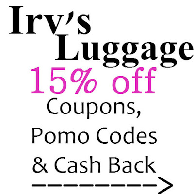 Irv's Luggage Coupon January 2021, February 2021