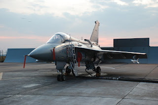 Indian Light Combat Aircraft. LCA Tejas. Night Flying Tests