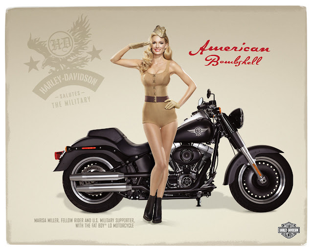 Marisa Miller-Harley Davidson-Pinup-fashionablyfly.blogspot.com