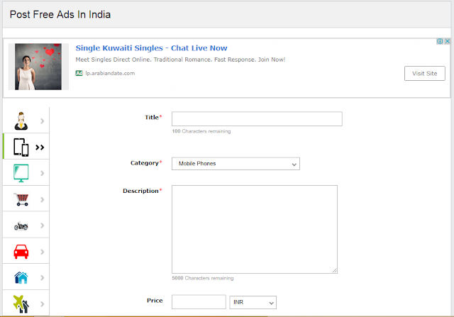 How to Post a free Ad in india