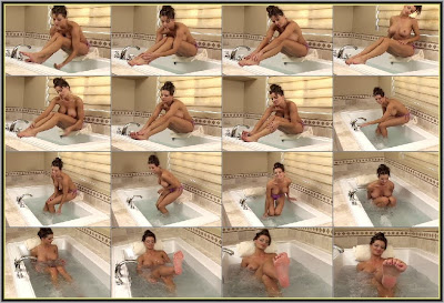 WWE Diva Candice Michelle Nude - Bathing in Tub