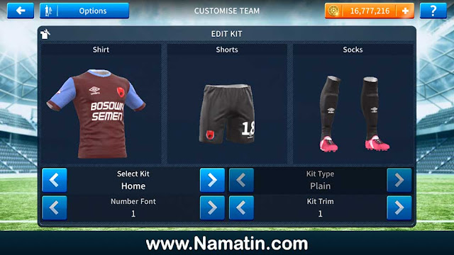 Seragam Dream League Soccer PSM Makassar