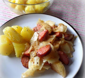 Smoked Sausage & Cabbage Skillet Supper