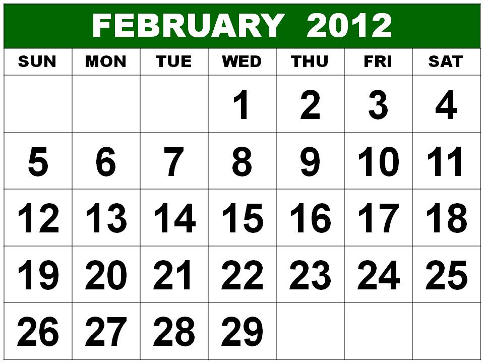 calendar february 2012. calendar february 2012.