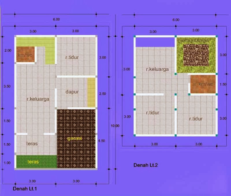 Contoh Gambar Renovasi Rumah  Sederhana  Type  78 2 Lantai 