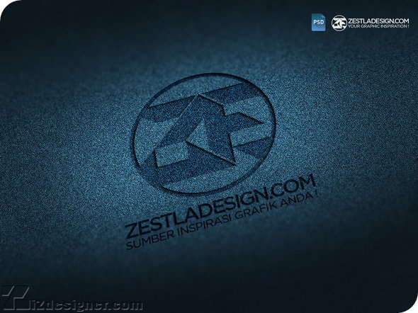 iZdesigner.com - iZfreebies - 50 PSD Mockup Logo Miễn Phí Cho Designer 