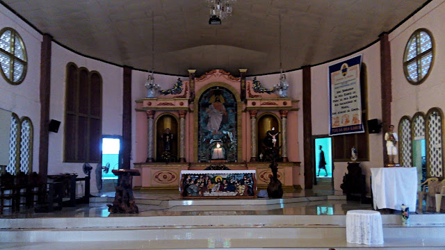 the altar of St. Isidore the Worker Church at Saint Bernard Southern Leyte